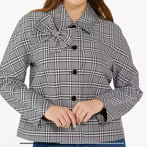 Kate Spade Black and White Bow Jacket…with pockets!